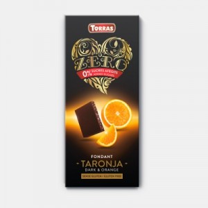 Tamsus šokoladas su apelsinu, Torras, 125 g