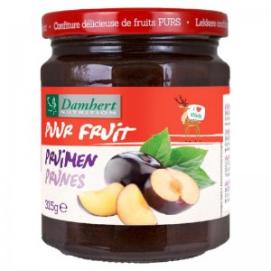 Puur Vaisių džemas su slyvomis Damhert, 315 g