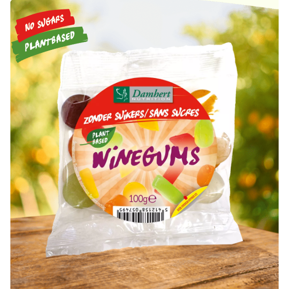 Winegums be cukraus Damhert, 100 g