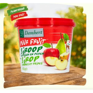 Pure Fruit Syrup Apples and Pears Damhert, 450 g