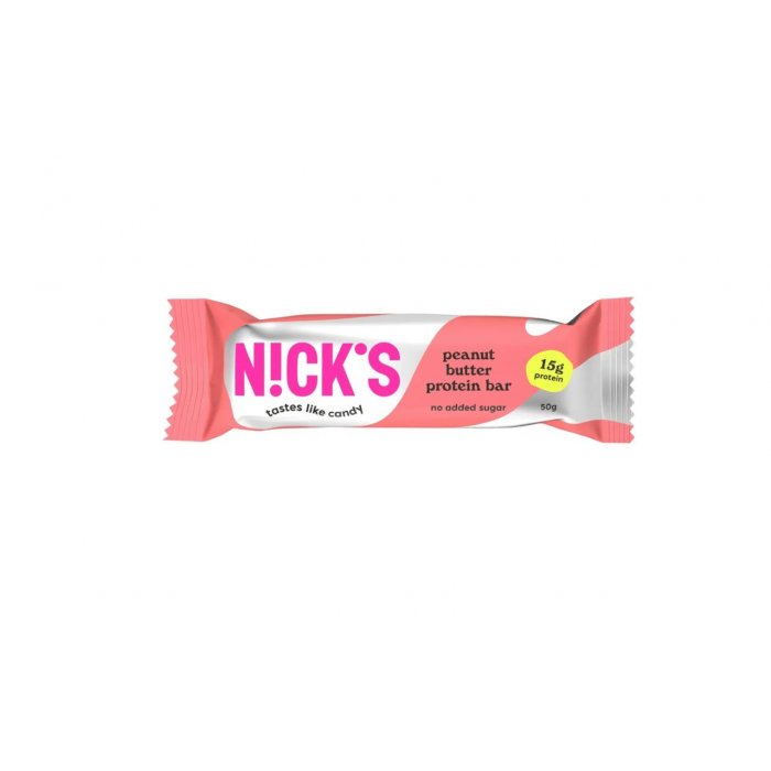 Proteīna batoniņš "zemesriekstu sviests"  50g  NICK'S