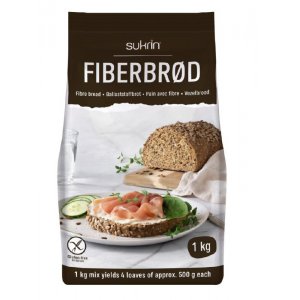 leivasegu ilma pärmi ja gluteenita Sukrin, 1 kg