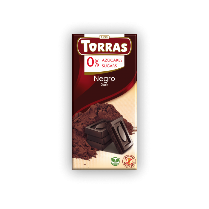 Tamsus šokoladas 51%, Torras, 75 g