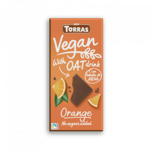 Vegan chocolate oats and orange, Torras, 100 g