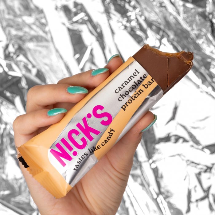 Mīksts proteīna batoniņš Nick's ar karameli, 50g   