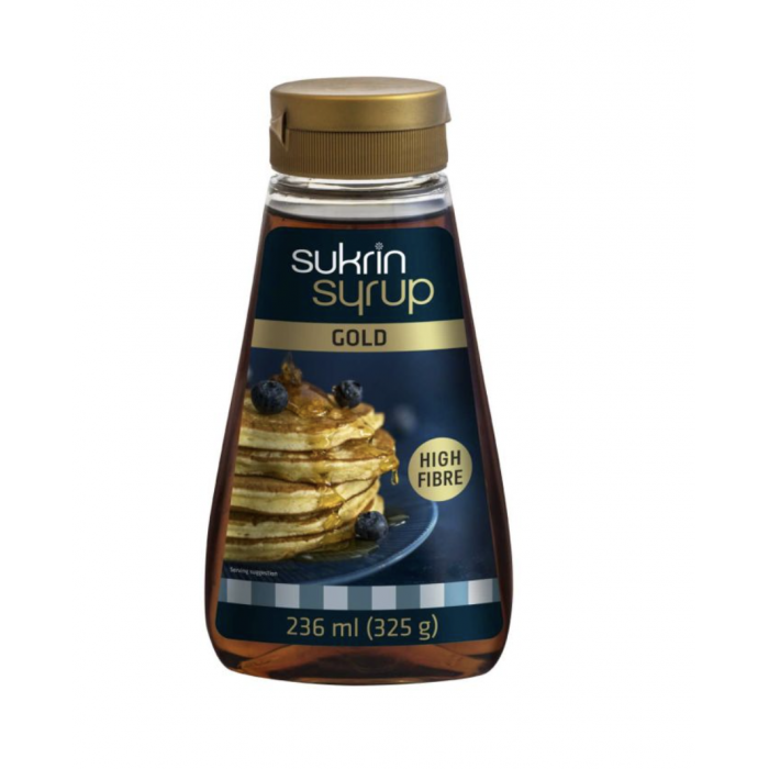 Sukrin Sirup Gold, salds, zeltains sīrups, 325 g