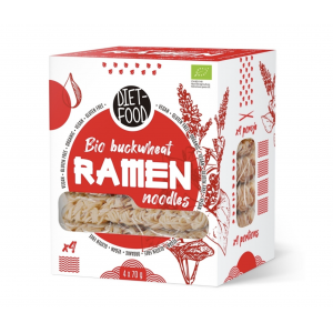 Био лапша Рамен из гречневой муки, 280 г, Diet Food