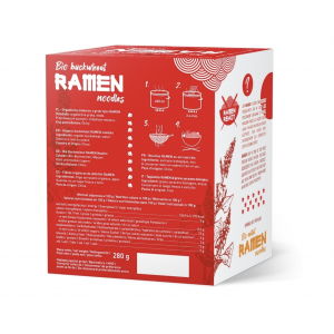 Био лапша Рамен из гречневой муки, 280 г, Diet Food