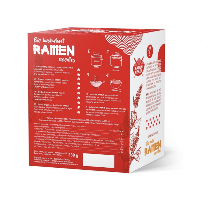 Bio griķu Rāmen nūdeles, 280 g, Diet Food