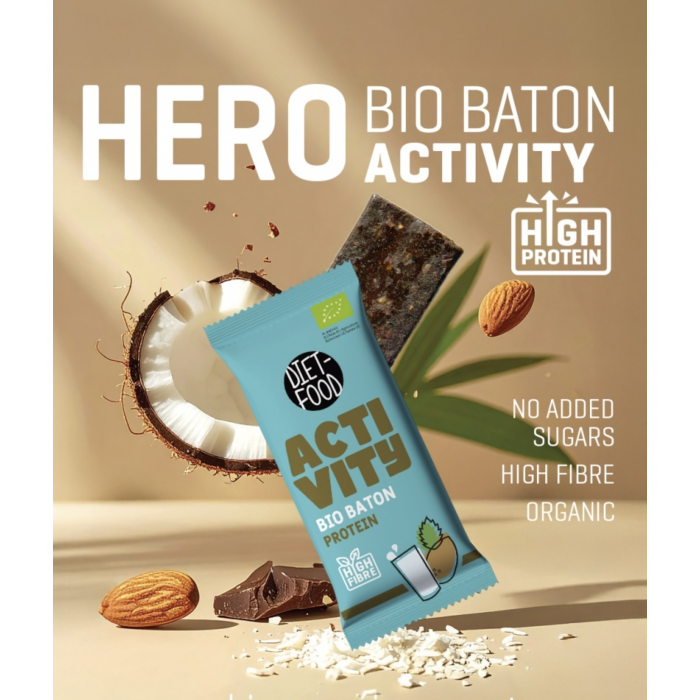 Bio proteīna batoniņš Activity, Diet Food, 35g