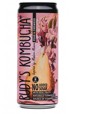 Rudy's kombucha Bumbieris & Ugunspuķe 330 ml