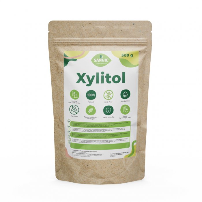 Ksilitolis , natūralus cukraus pakaitalas, 250 g