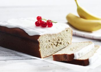 Banānu kūka no Sukrin kūku maisījuma