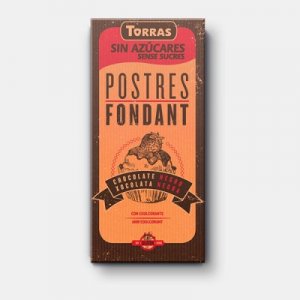 Tamsus šokoladas Postres Fondant, Torras, 200 g