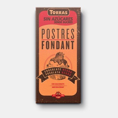 Tamsus šokoladas Postres Fondant, Torras, 200 g