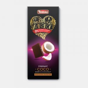 Dark chocolate with coconut, Torras, 125 g