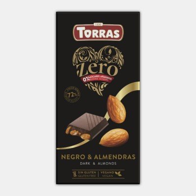 Tumšā šokolāde ar mandelēm, Torras, 150 g