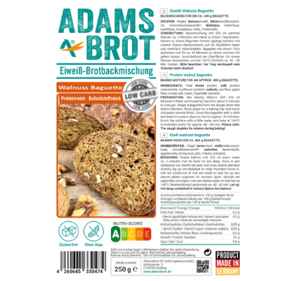 Low Carb Walnut Bread, 250 g 